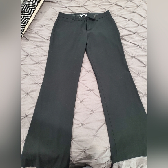 Gap Modern Bootcut Trousers Slacks Pants Black 6 Regular - Picture 3 of 8